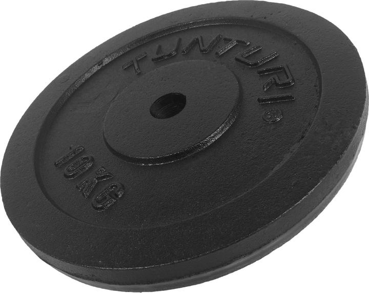 Tunturi Gusseisen 10 kg Gewichtscheibe 30 mm (1 x 10 kg)