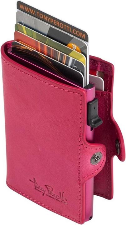 Actual product image Tony Perotti Furbo Learn card holder Fuchsia