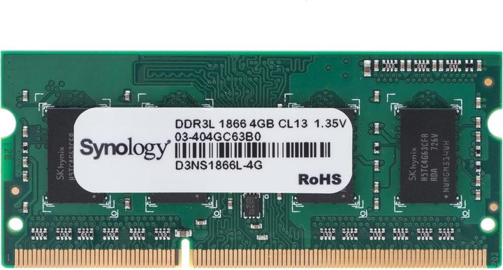 Synology D3NS1866L-4G (1 x 4GB, 1866 MHz, DDR3-RAM, SO-DIMM)