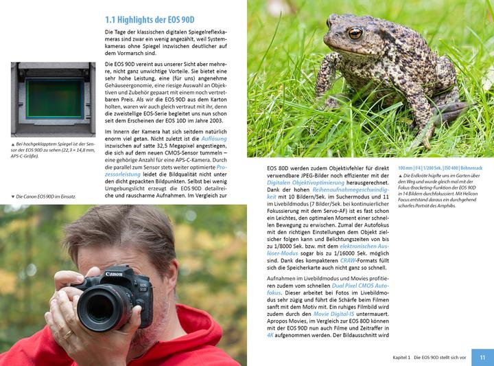 Actual product image Canon EOS 90D (German, Christian Bildner, Kyra Singer, Christian Singer, 2019)