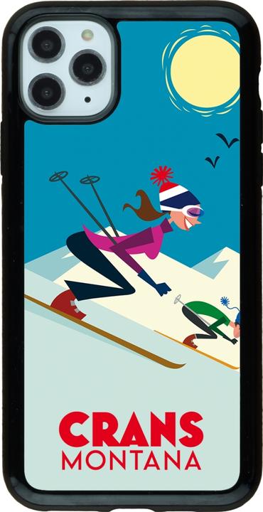 Actual product image PhoneLook Cover Hybrid Armor black Crans-Montana Ski Downhill (Apple iPhone 11 Pro Max)