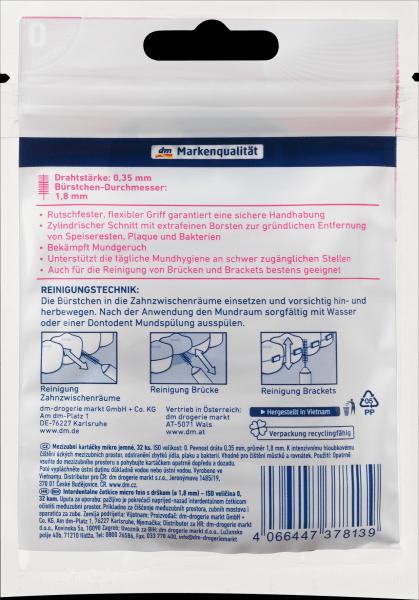 dm Dontodent Interdentalbürsten (32 x, 0.35 mm)