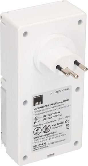 Produktbild Max Hauri Zeitschaltuhr 24h analog (Typ 13)
