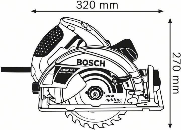 Image du produit Bosch Professional GKS 65 GCE y compris L-Boxx