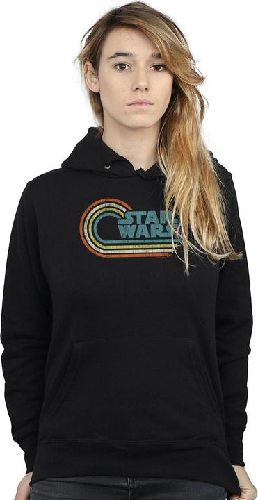 Produktbild Star Wars Retro Wave Logo Kapuzenpullover (L)