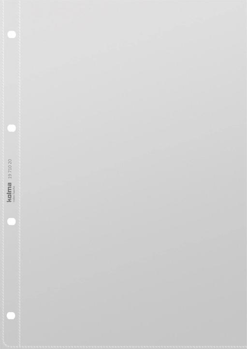 Actual product image Kolma Index pockets for A4 indexes (A4, 5 x)