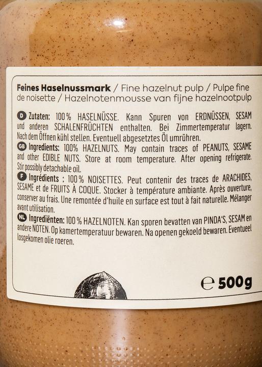 Actual product image KoRo Hazelnut butter made from roasted hazelnut kernels (3000 g)
