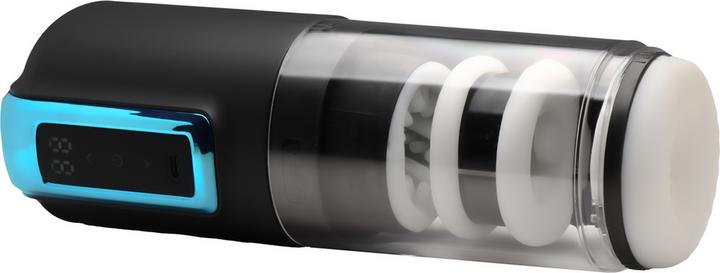 Actual product image Frisky Roto-Stroke - Thrusting and Rotating Masturbator - Black