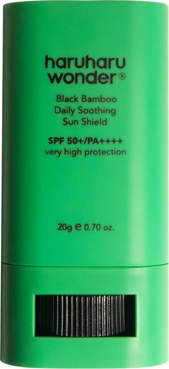 Actual product image Haruharu Wonder Harura Wonder Black Bamboo Daily Soothing Sun Shield SPF50+ PA++++ (Sun stick, SPF 50+, 20 g)