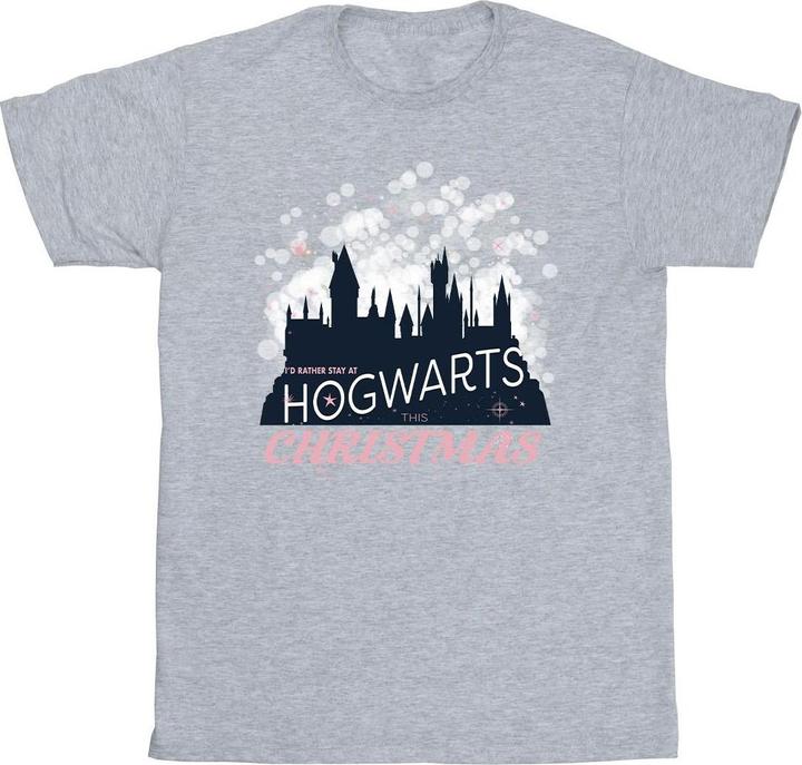 Actual product image Mens Hogwarts Christmas T-Shirt (XXL)