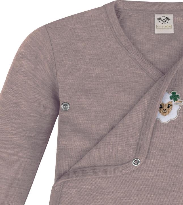 Actual product image Normani 3-pack multipack baby bodysuit merino long-sleeved body with buttons - 9345 (44)