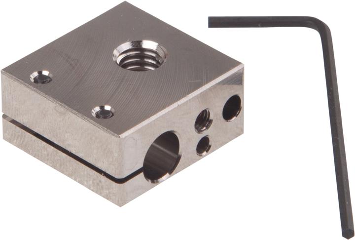 Actual product image MicroSwiss High Temp MK8 Heater Block Upgrade (Blast pipe)