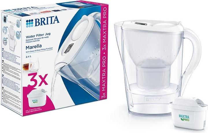 Immagine prodotto Brita Marella Biały+ 3 MAXTRA PRO Pure Performance (2.40 l)