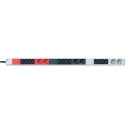 Productafbeelding Bachmann IT PDU ALU 0HE 12x C13 6x aardingscontact 3x 16A CEE rood