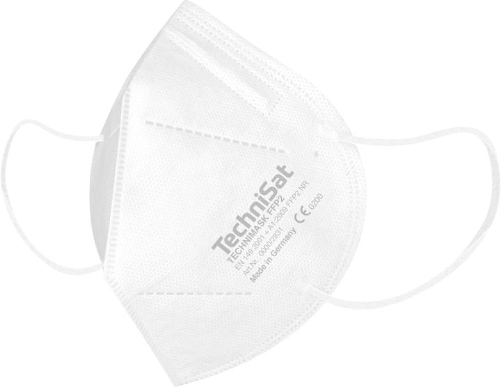 Produktbild TechniSat TECHNIMASK FFP2 Maske (Mund- und Nasen-Bedeckung, 5-lagige Einweg-Maske aus hochwertigem (20 x)