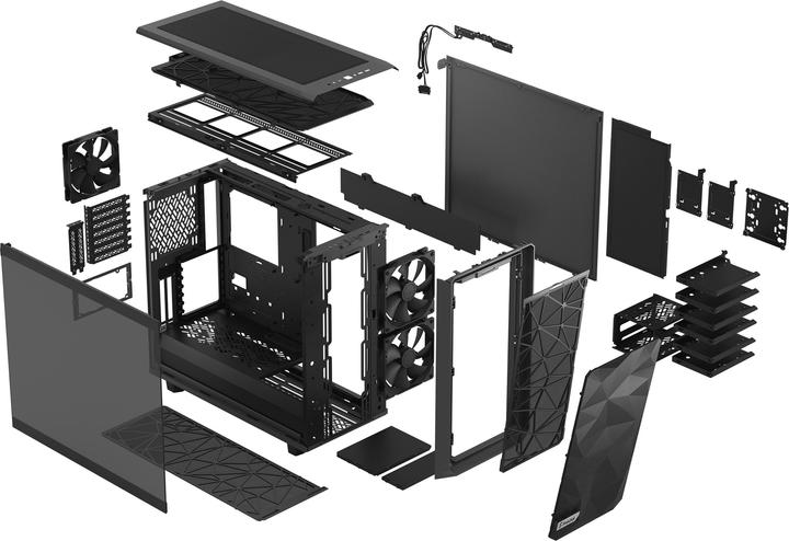 Image du produit Fractal Meshify 2 Light (ATX, mATX, E-ATX, Mini-ATX)
