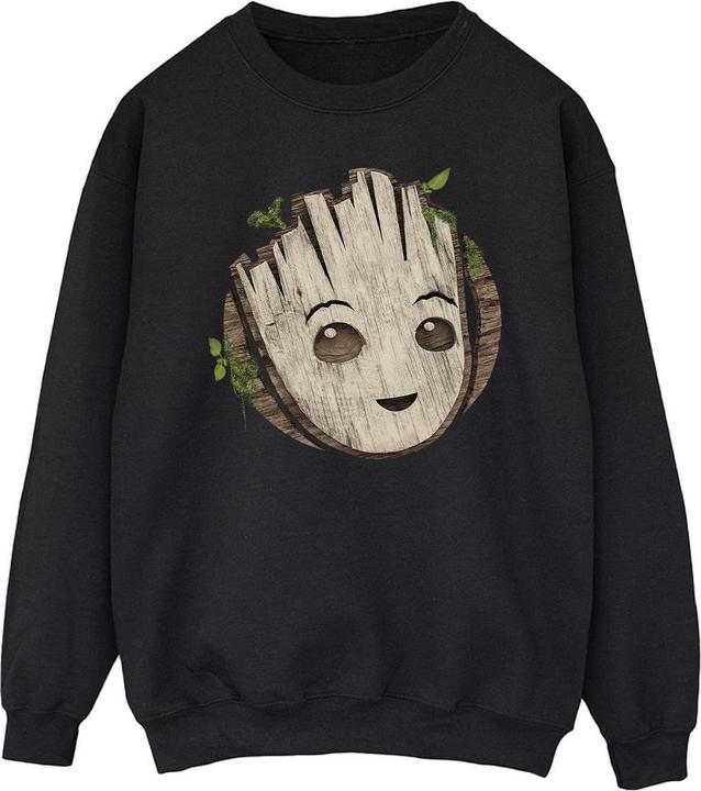 Produktbild I Am Groot Wooden Head Sweatshirt (S)