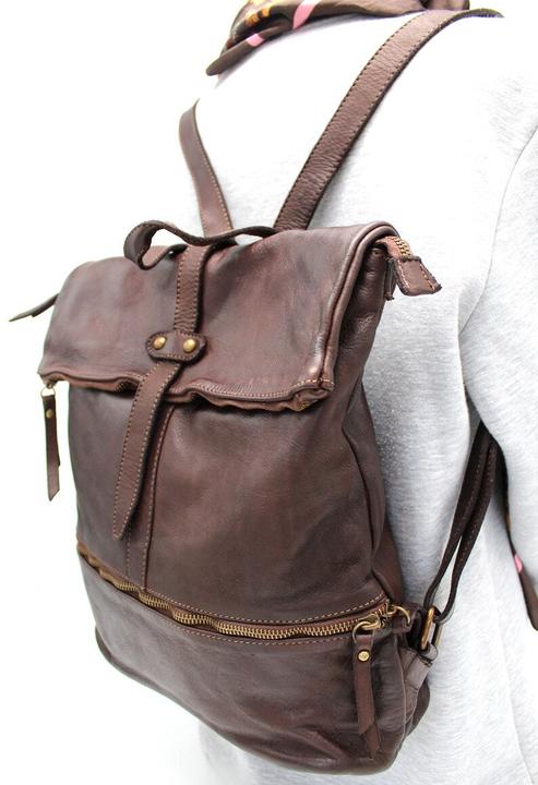 Immagine prodotto Only-Bags.Store Zaino in pelle, zaino in pelle morbida, borsa in pelle