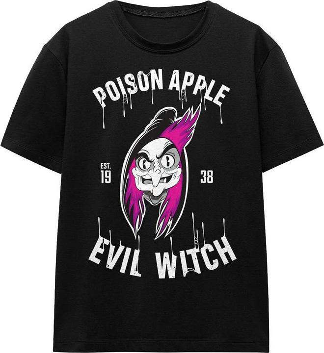 Actual product image Snow White Unisex Adult Est. 1938 Wicked Witch Poison Apple T-Shirt (XXL)