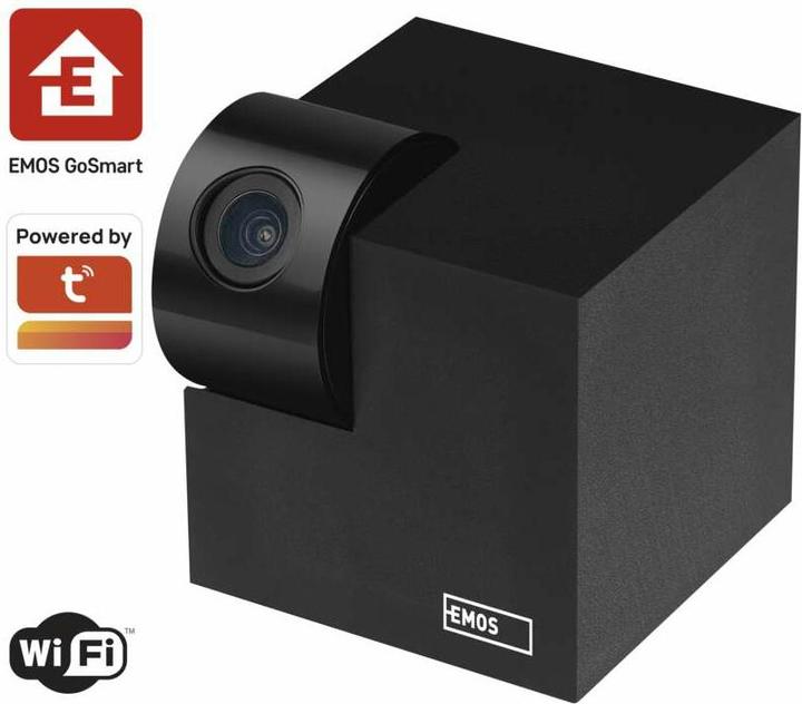 Actual product image Emos GoSmart IP-110 CUBE rotating surveillance camera with WiFi (2304 x 1296 Pixels)