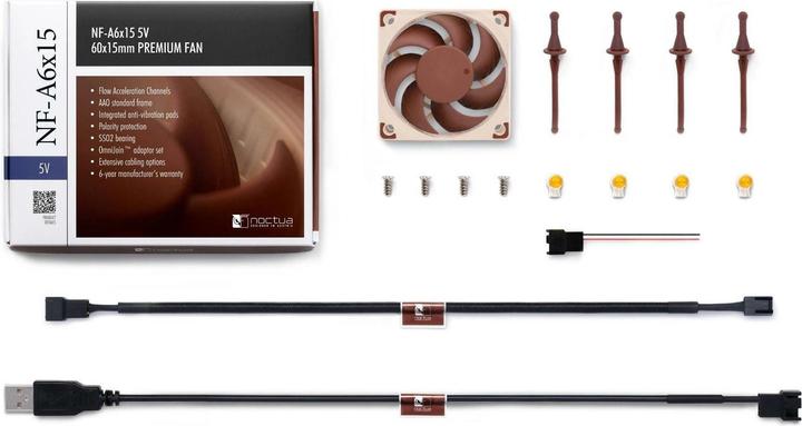 Actual product image Noctua NF-A6x15 5V (60 mm, 1 x)