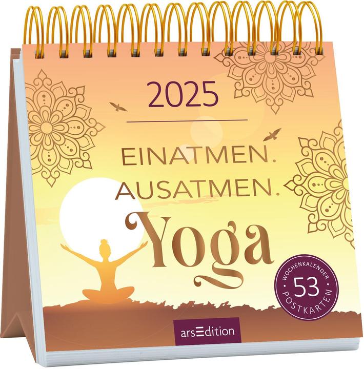 Produktbild Postk.Kalender Yoga Atmen (17 x 17 cm, Harter Einband, Deutsch)