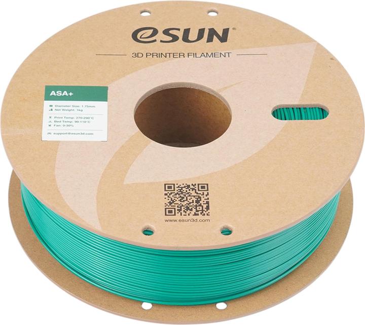 Immagine prodotto eSUN ASA+ 1,75mm GREEN 1kg (ASA, 1.75 mm, 1000 g, Verde)