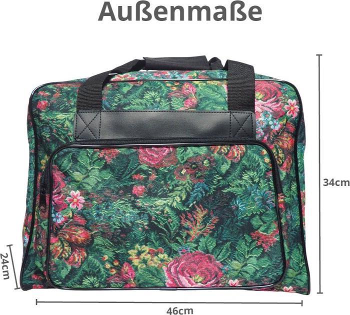 Actual product image Emil Philipp Sewing machine bag Flower 43x30x20cm