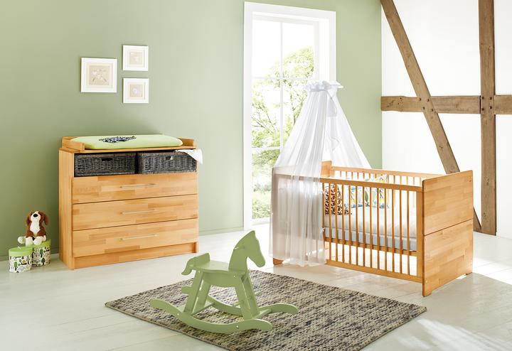 Actual product image Pinolino Economy set Natura wide (Baby cot, Changing unit)