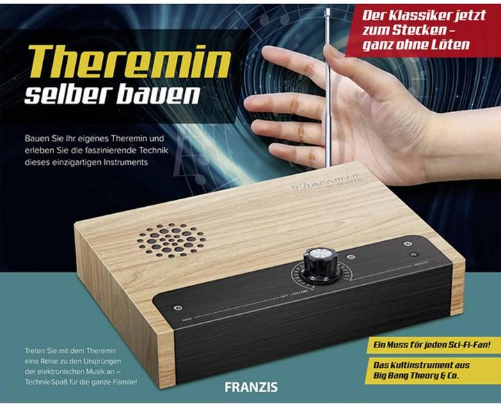 Actual product image Franzis Build your own Theremin