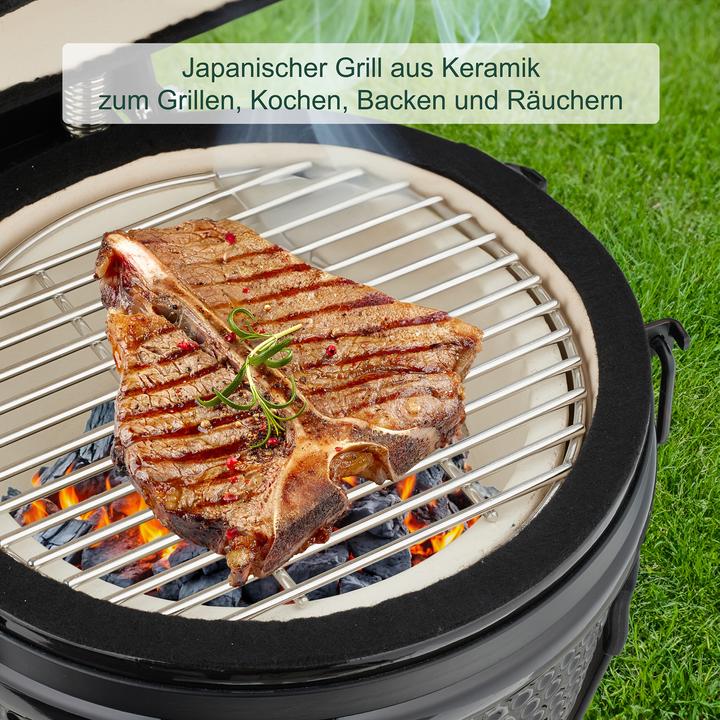 Actual product image Relaxdays Kamado grill (260 mm)