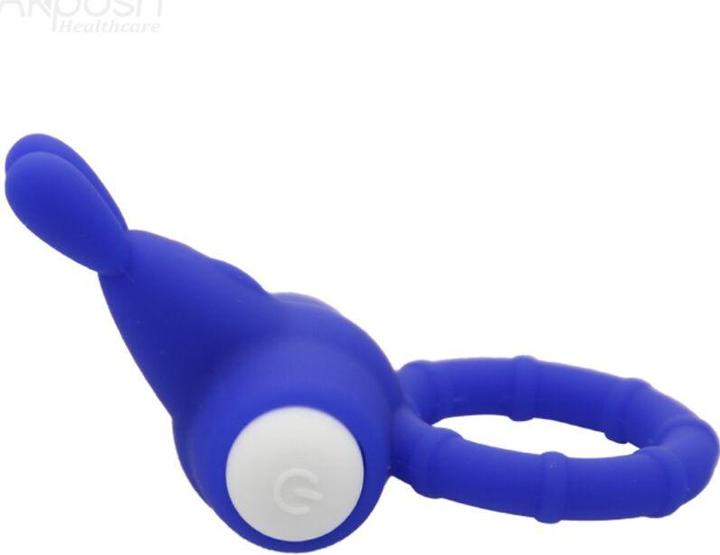 Image du produit Armony Ms Bunny Anneau Vibrant Silicone Bleu