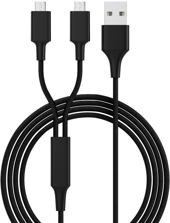 Produktbild Smrter USB-Ladekabel mit zwei Micro-USB Anschlüssen, 120cm (1.20 m, USB 2.0)