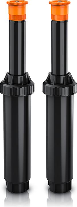 Produktbild Brandson 2x Versenkregner Rasensprinkler bis 25m², Gartensprinkler Bewässerungssystem versenkbar, frostsicher (Versenkregner)