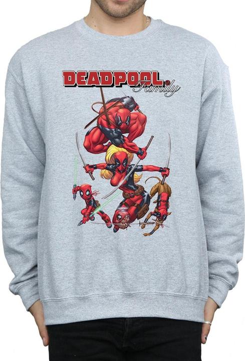 Actual product image Mens Deadpool Family Sweatshirt (3XL)