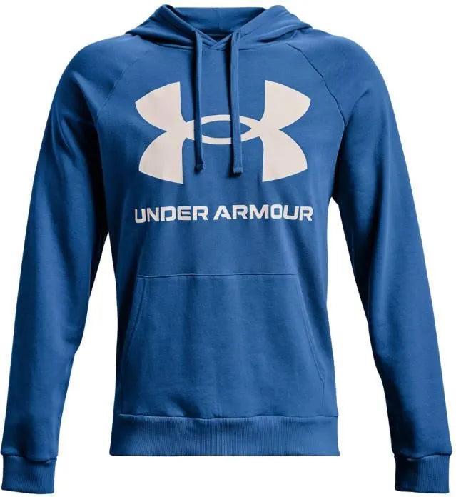 Christina Aguilera Under Armour Rival Fleece Big Logo Hoodie Blue Boy (140)