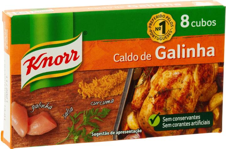 Actual product image Knorr Chicken broth 8 cubes (8 ml)