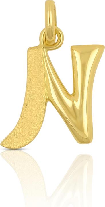 Muau Buchstabe (750/18K Gelbgold)
