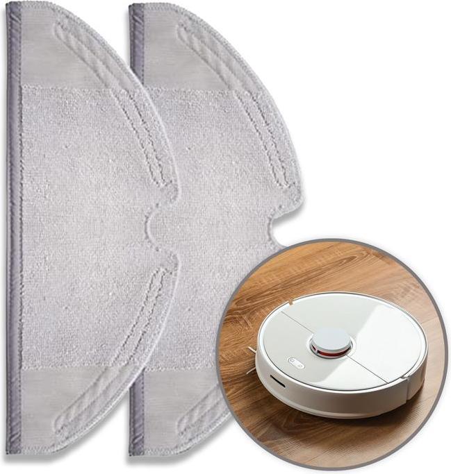 Produktbild Hermex Alternative Wischtücher für Roborock S5+S6 series Mop Aufsatz 2er Pack