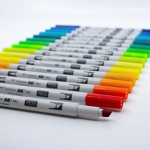 Productafbeelding Tombow Dubbele penseelpen ABT PRO (Donkergrijs, Grijs, 5 x)