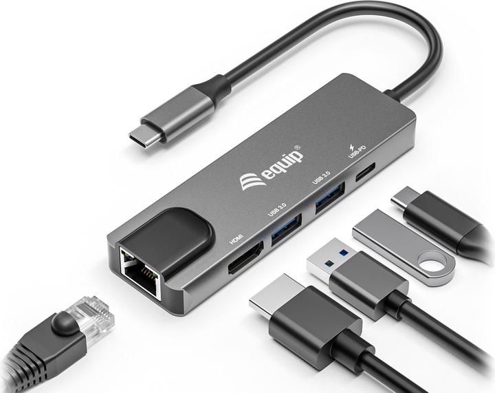 Image du produit equip USB-C Hub (USB-C, 5 Ports)