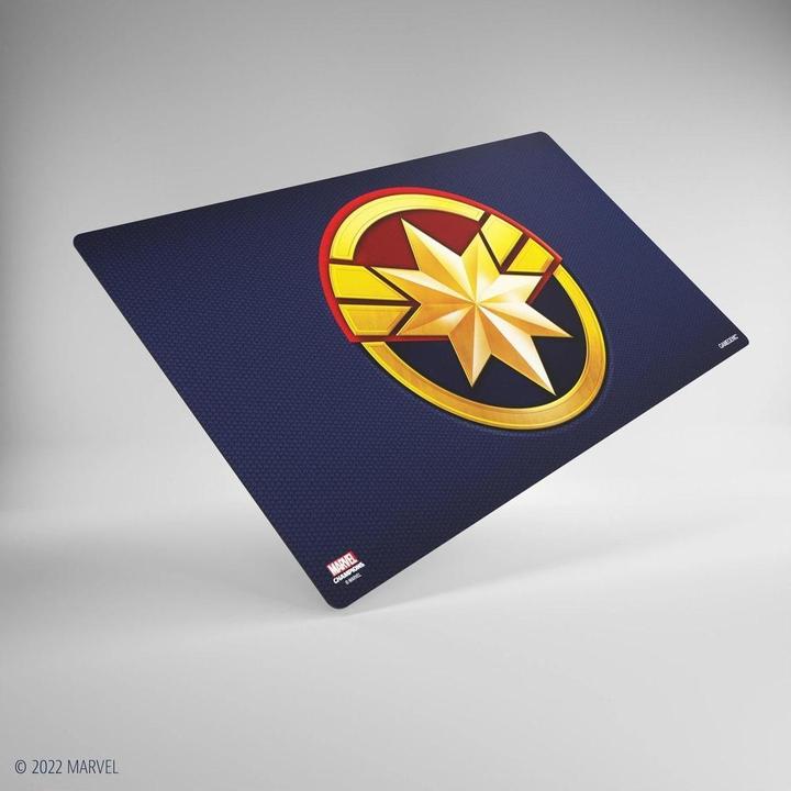 Gamegenic Marvel Champions Prime Game Mat - Captain Marvel