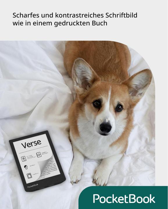 Productafbeelding PocketBook Vers (6", 8 GB, Mist Grijs)