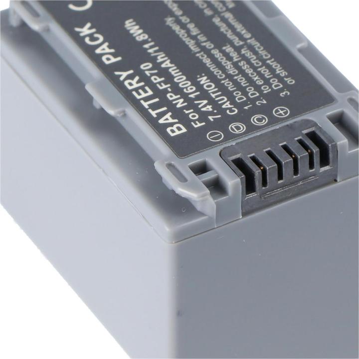 Image du produit AccuCell Batterie Sony NP-FP60 Caméscope (Batterie)