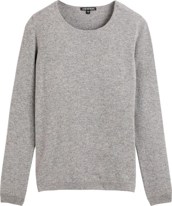 Actual product image Anne Weyburn Pure cashmere round neck jumper (W36/L38)