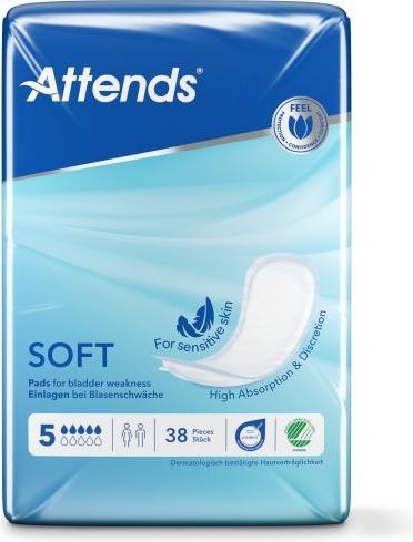 Actual product image Attends Soft 5 insoles (38 x)
