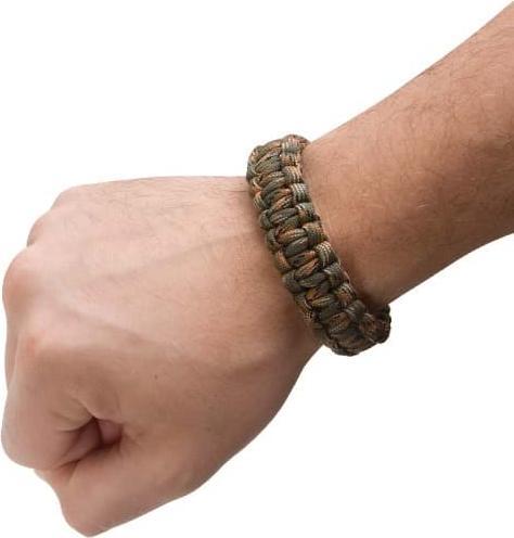 Actual product image United Cutlery Elite Forces Survival Bracelet Camo (ABS buckle, US military standard paracord (300 lb./ 136 kg))