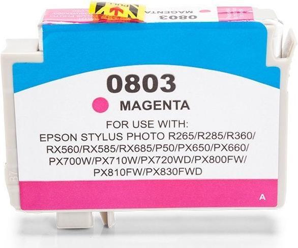 Actual product image Hermex Compatible Ink Cartridge Epson T0807 C13T08074010 (M, C, Y, LC, LM, FC)