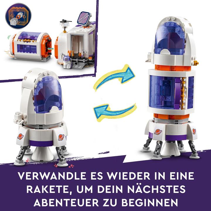 Produktbild LEGO Mars-Raumbasis mit Rakete (42605, LEGO Friends)