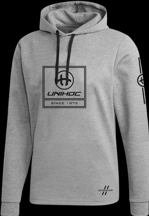 Actual product image Unihoc Hoodie Superior grau-XS (XS)